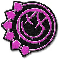 Blink 182- Pink Face & Arrows embroidered patch (ep1451)