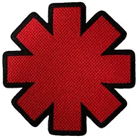 Red Hot Chili Peppers- Asterisk Embroidered Patch (ep1500)