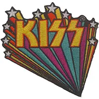 Kiss- Logo With Stars embroidered patch (ep252)