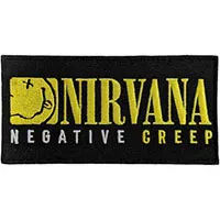 Nirvana- Negative Creep Embroidered Patch (ep1543)