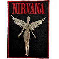 Nirvana- Angelic (Red Border) Embroidered Patch (ep1544)