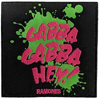 Ramones- Gabba Gabba Hey Embroidered Patch (ep1553)
