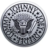 Ramones- Presidential Seal (White) embroidered patch (ep1556)