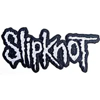 Slipknot- Black & White Logo Embroidered Patch (ep1560)