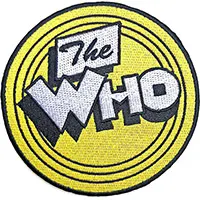 Who- Yellow Circle Logo Embroidered Patch (ep1573)