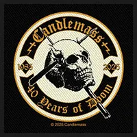 Candlemass- 40 Years Of Doom Woven Patch (ep1590)