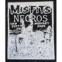 Misfits/Necros Flyer back patch