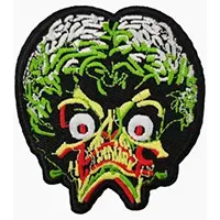 Mars Attacks- Martian Head Embroidered Patch