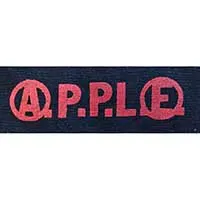 A.P.P.L.E.- Logo cloth patch (Sale Price!)