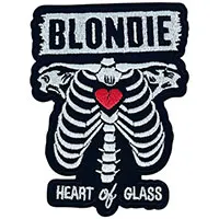 Blondie- Heart Of Glass embroidered patch (ep1623)