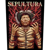 Sepultura- Roots Skull Sewn Edge Back Patch (bp325)