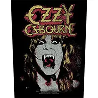 Ozzy Osbourne- Fangs Sewn Edge Back Patch (bp333)