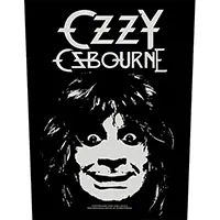 Ozzy Osbourne- Madman Face Sewn Edge Back Patch (bp334)