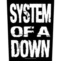 System Of A Down- Logo Sewn Edge Back Patch (bp339)