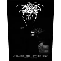 Darkthrone- A Blaze In The Northern Sky Sewn Edge Back Patch (bp341)