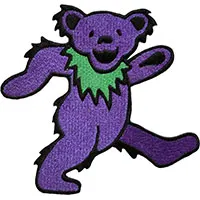 Grateful Dead- Purple Bear Embroidered Patch (ep1627)