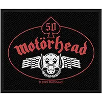 Motorhead- 50 Years Woven Patch (ep1633)
