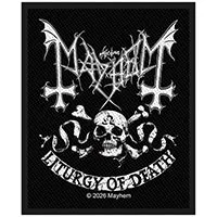 Mayhem- Liturgy Of Death Woven Patch (ep1641)