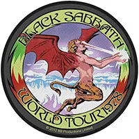 Black Sabbath- World Tour 1978 Woven patch (ep1644)