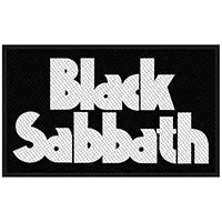 Black Sabbath- White Logo Woven patch (ep1652)