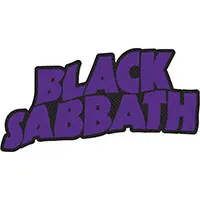 Black Sabbath- Purple Logo Woven patch (ep1656)