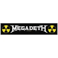 Megadeth- Logo Woven Super Strip patch (ep1660)