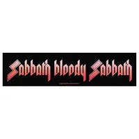 Black Sabbath- Sabbath Bloody Sabbath Woven Super Strip patch (ep1661)