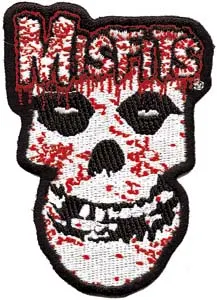 Misfits- Bloody Skull embroidered patch (ep159)