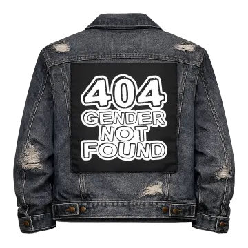 404 Gender Not Found Back Patch