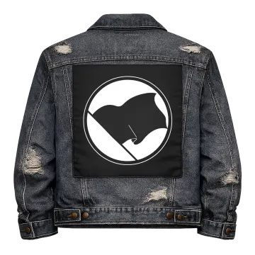 Anarchist Black Flag Back Patch