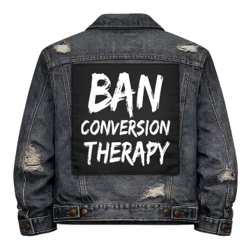 Ban Conversion Therapy Back Patch