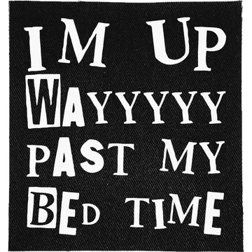Bed Time Patch