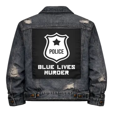 Blue Lives Murder Back Patch