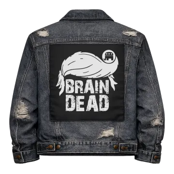Brain Dead Trump Back Patch