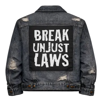 Break Unjust Laws Back Patch