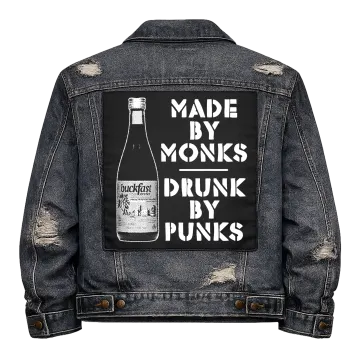 Buckfast Drunk by Punks Back Patch
