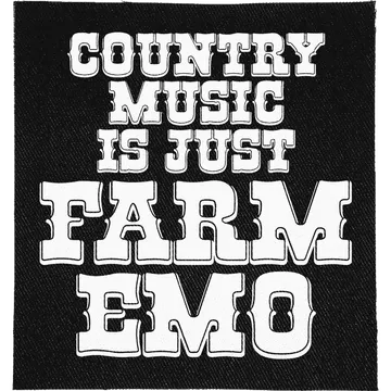 Country Music Farm Emo Patch