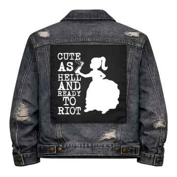 Cute as Hell Back Patch