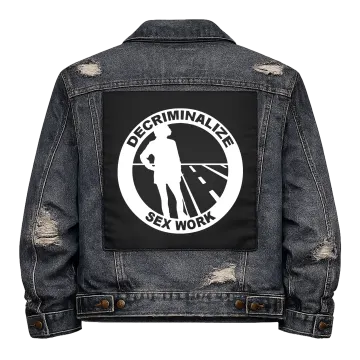 Decriminalize Sex Work Back Patch