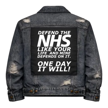 Defend the NHS Back Patch