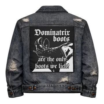 Dominatrix Boots Back Patch