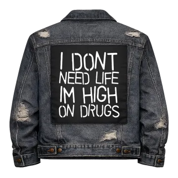 Don't Need Life Back Patch