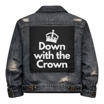 Down with the Crown Back Patch
