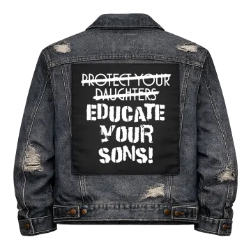 Educate Your Sons Back Patch