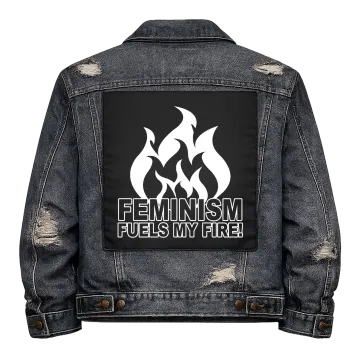 Feminism Fuels my Fire Back Patch