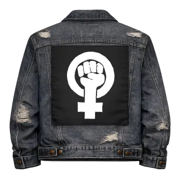 Feminist Symbol Back Patch