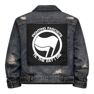 Fighting Fascists Back Patch