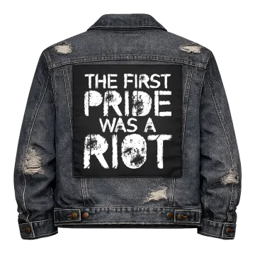 First Pride was a Riot Back Patch
