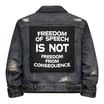Freedom from Consequence Back Patch
