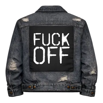Fuck Off Back Patch